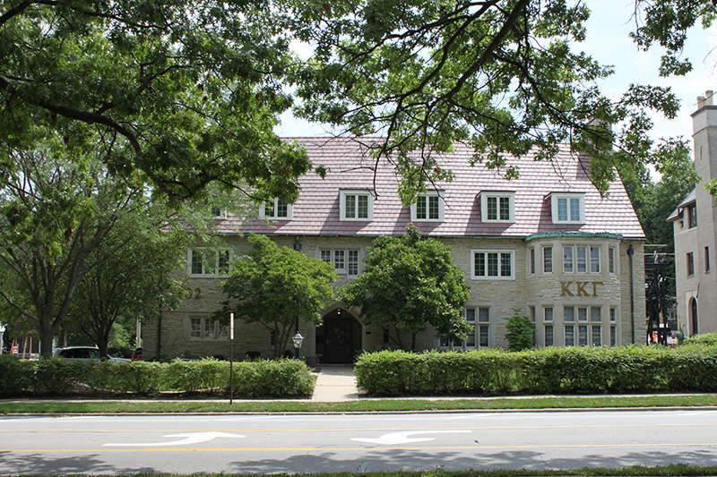 Front view of Kappa Kappa Gamma Chapter House